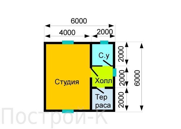 недорогой дом 4 план